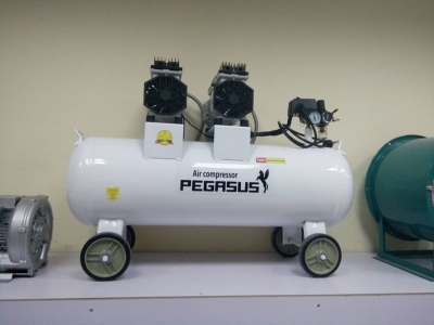 Máy nén khí không dầu giảm âm PEGASUS TM-OF750x2-70L